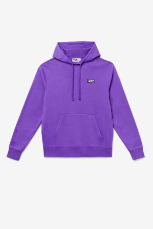 FILA Algot Hoodies Purple,Mens Clothing | CA.XISGOY123